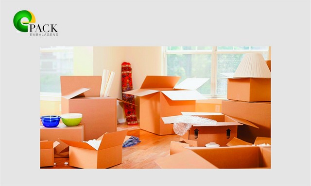 Caixas de papelão para mudança